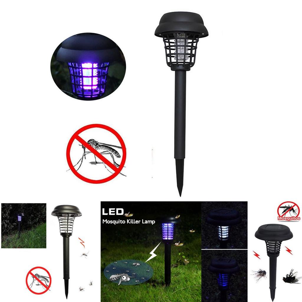 Solar Energy Mosquito Lamp With Super-bright Led Uv Light For Outdoor Lawn