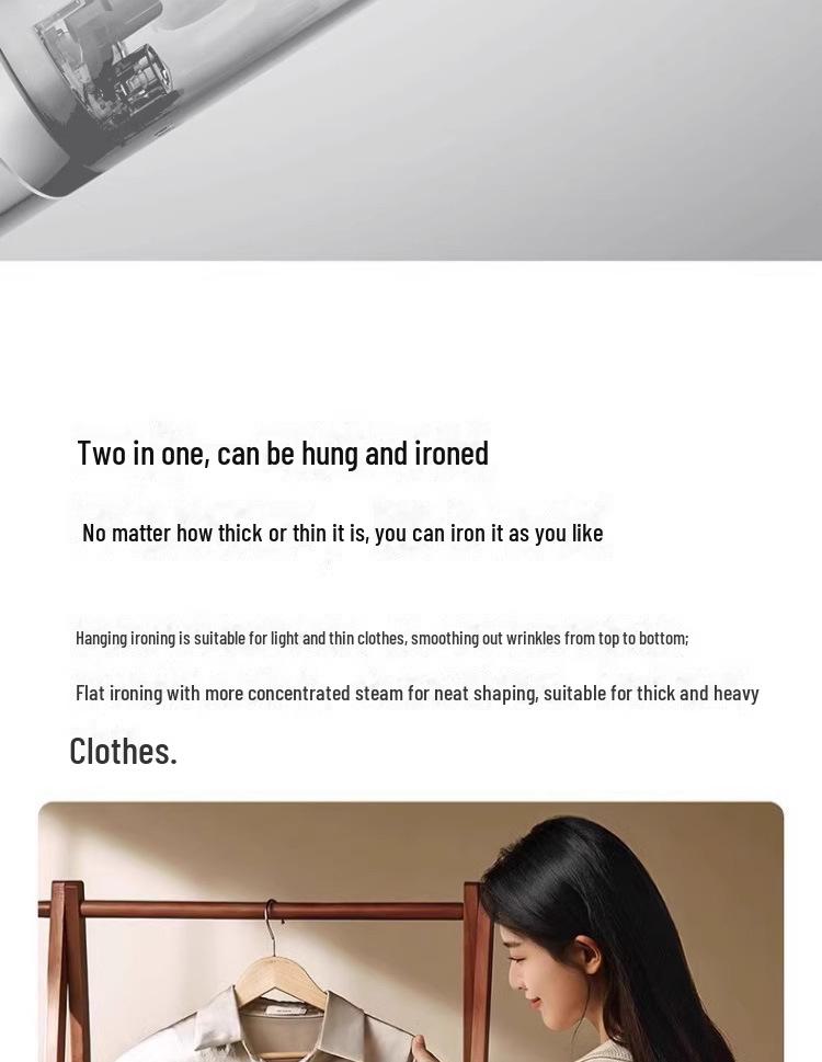 Xiaomi Tragbare Faltbare Handbügeleisenmaschine zur Faltenentfernung