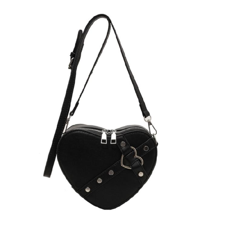 Стильная и практичная сумка через плечо из ПУ-кожи с уникальным дизайном для женщин чёрный