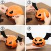 Halloween Pumpkin Decorating Inserts Craft Halloween Game Activities Party Favor Eyes Mouth for Glass Window