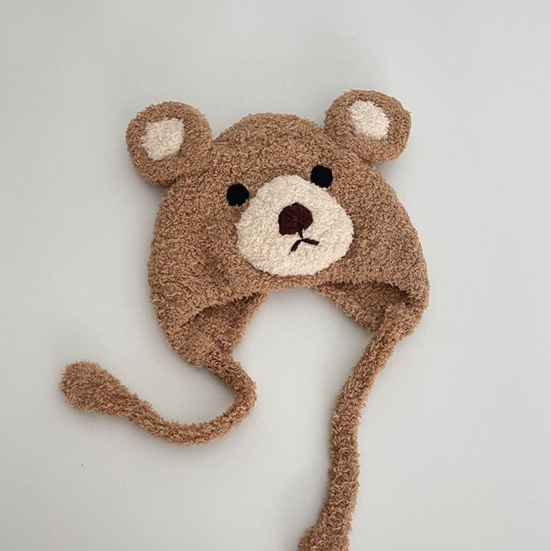 2023 NEU Mütze Babymütze Niedliche Bärenhaube Mode Winter Warme Mütze für Baby Kinder Neugeborenen Junge Mädchen 5-36 Monate
