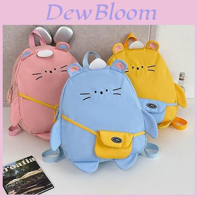 Cat Mascot Kids Backpack With Large Capacity And Lightweight Nylon For School And Outdoor Use
