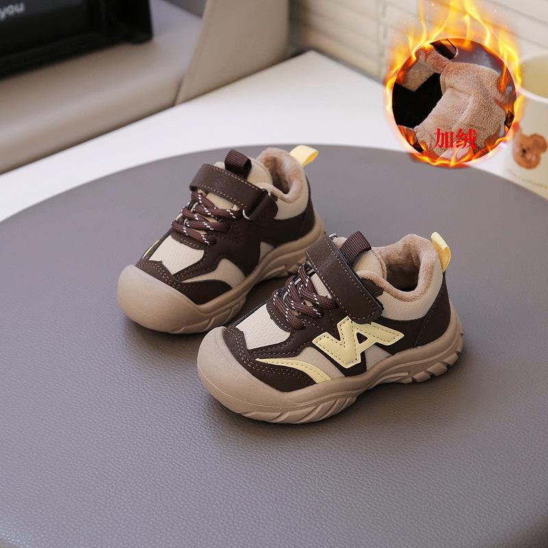 Children's Dad Shoes, Light Cotton Shoes, Velvet To Keep Warm, Low-top Soft-soled To Keep Warm, Classmates 2025 New Mao Mao Shoes