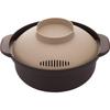 MI Creations Range Cooking Pot Brown 1.5L Made Japan 1-Person KB-700