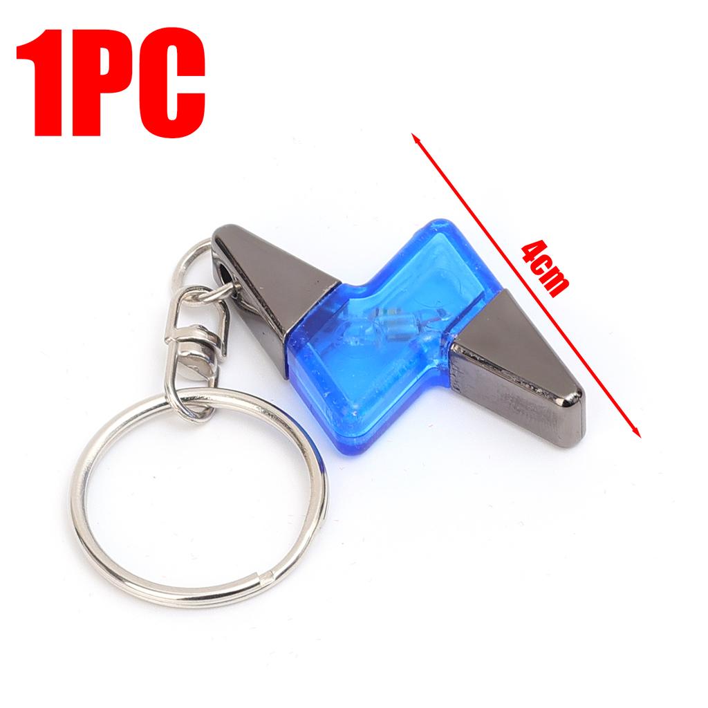 Car Static Eliminator Keychain Bullet Head Rocket Lightning Shaped Anti Static Keychain Decorative Pendant Electrostatic Release