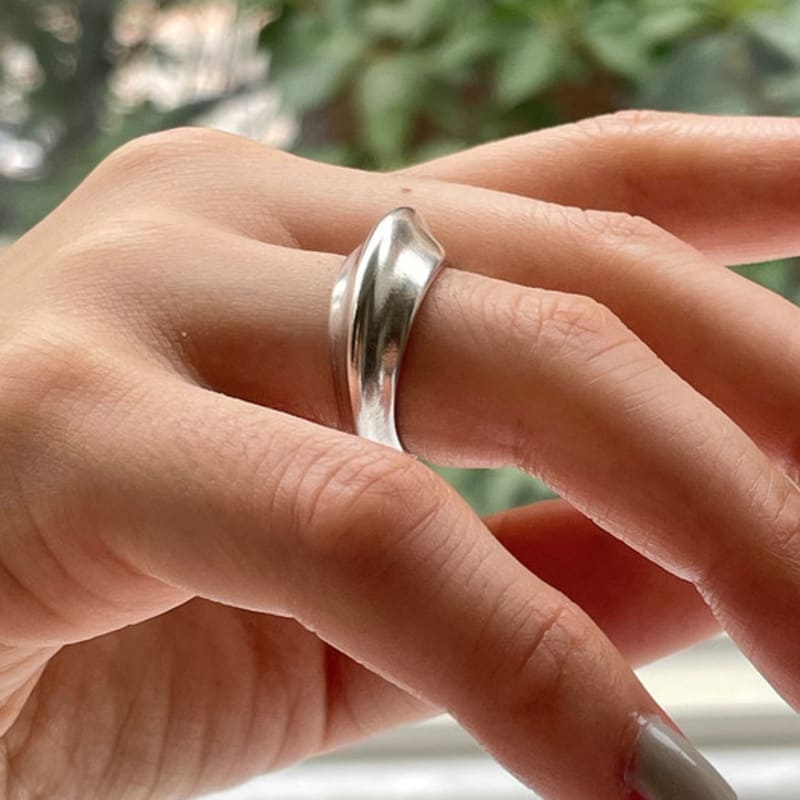 

geegee [silver925] matt arrow ring SILVER