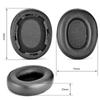 1Pair Protein Leather Ear Pads Memory Foam Soft Headset Earmuff Replacement Ear Cushion for Audio Technica ATH-SR50BT