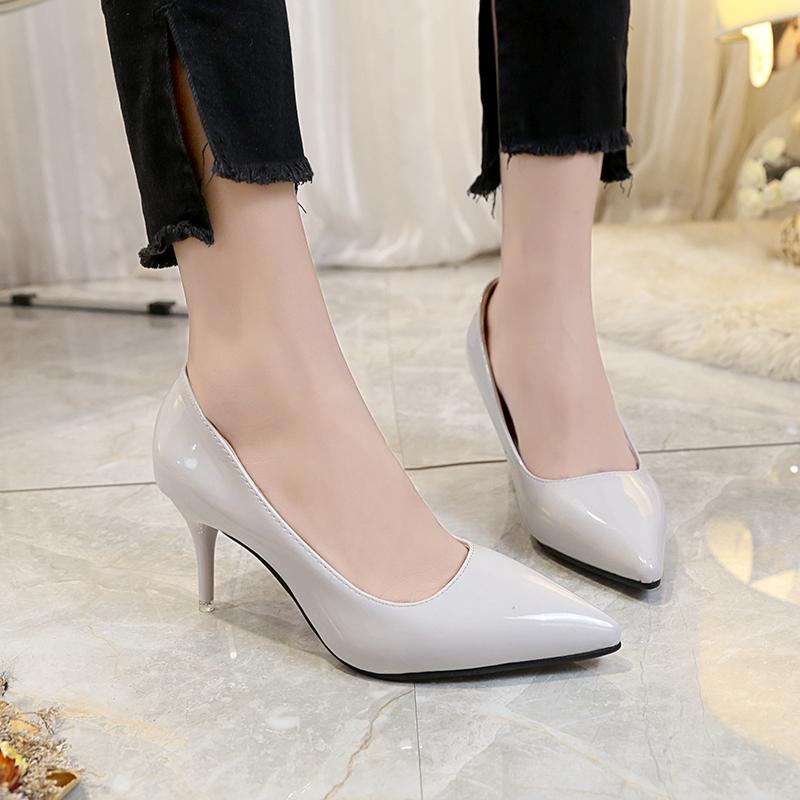 Fashion Aphixta 2024 Schuhe Damen Pumps High Heels Spitze Zehen Dünne Absätze 7cm 10cm Schuhe Hochzeit Party Freizeit Nude Super Große Größe 48
