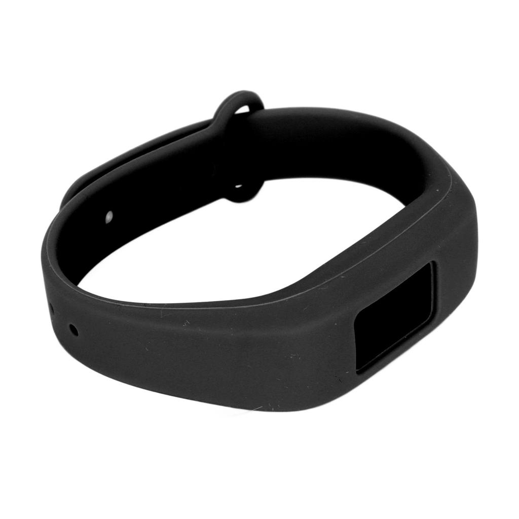 Silikonový řemínek k hodinkám Náhradní pásek Nastavitelný náramek k hodinkám pro Garmin Vivofit3Černý