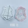 1 Pcs Double Heart Shape Tray Resin Mold Cloud Coaster Silicone Molds DIY Five-pointed Star Epoxy Resin Storage Dish Plate Mould