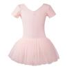 Girls Ballet Tutu Dress Dance Dress for Toddlers Kids Gymnastic Leotard Dress with Full Lining Cotton Ballet Dress Closed Crotch