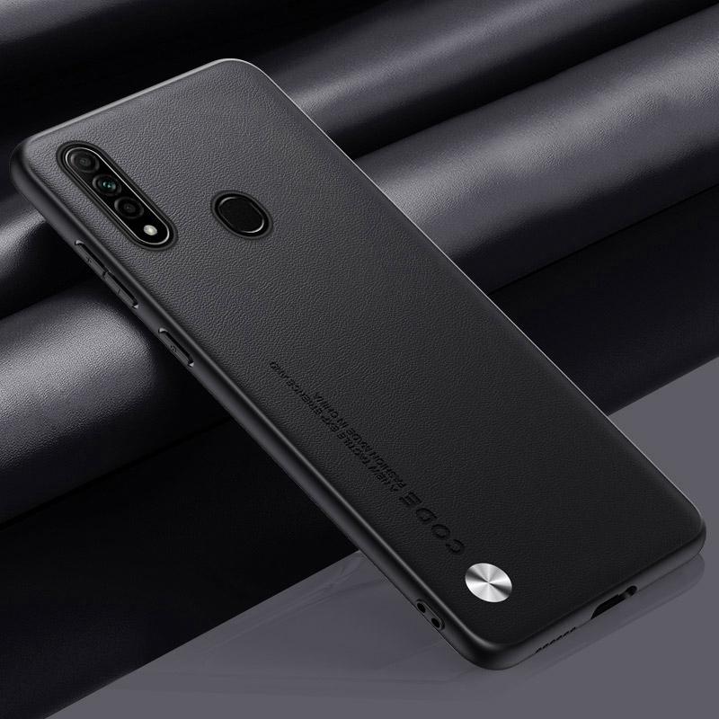 

Роскошный чехол из искусственной ПУ кожи для OPPO A31, задняя крышка, матовый ТПУ силиконовый противоударный чехол для телефона с полной защитой для OPPO A8 Coque For OPPO A31 чёрный