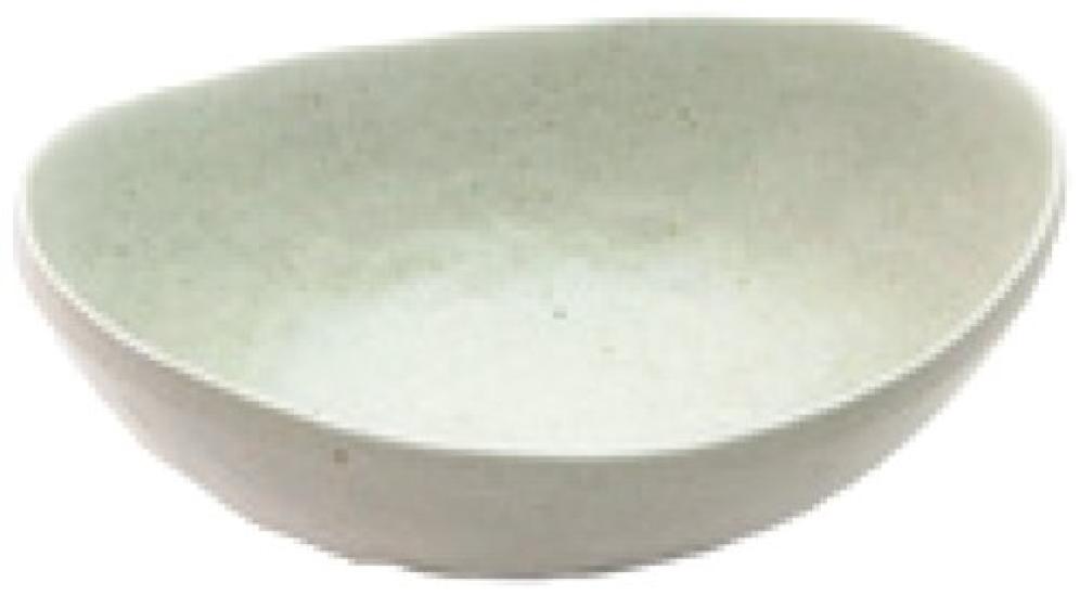 Ceramic Curry Plate with White W19 H7 07227 Ai-style Glaze, Size Approx. D13.6