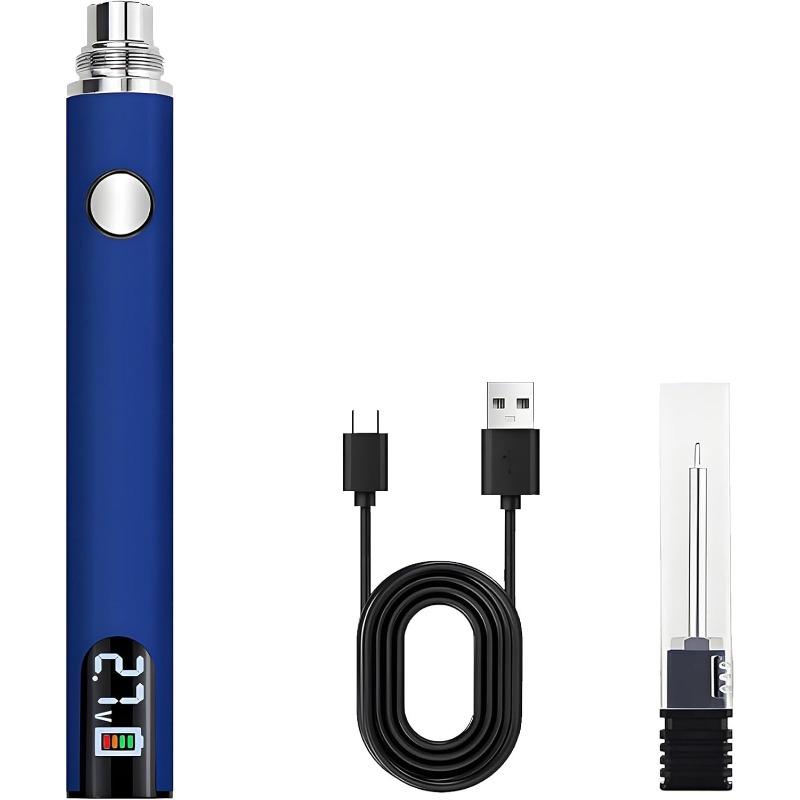 1SET USB portable electric soldering iron, soldering pen, manual braided rope, digital display, three-speed adjustable voltage