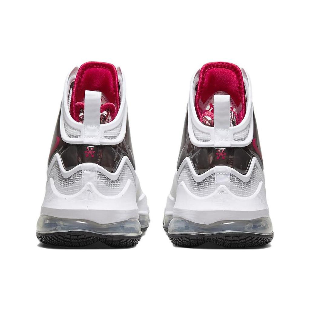 Nike LeBron 19 Sketch Men Sneakers White Black University-Red CZ0203-101