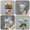 120PCS DIY Crafts Pipe Cleaner Chenille Stems Kits for Flower Making, Artificial Rose Bouquets for Party  Home Decoration