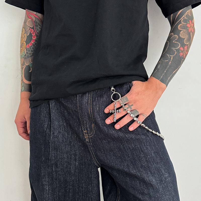 

Vintage Metal Rock Punk Keychains Chain Women Men Skull Goth Pants Waist Belt Chain Jeans Jewerly Accessories