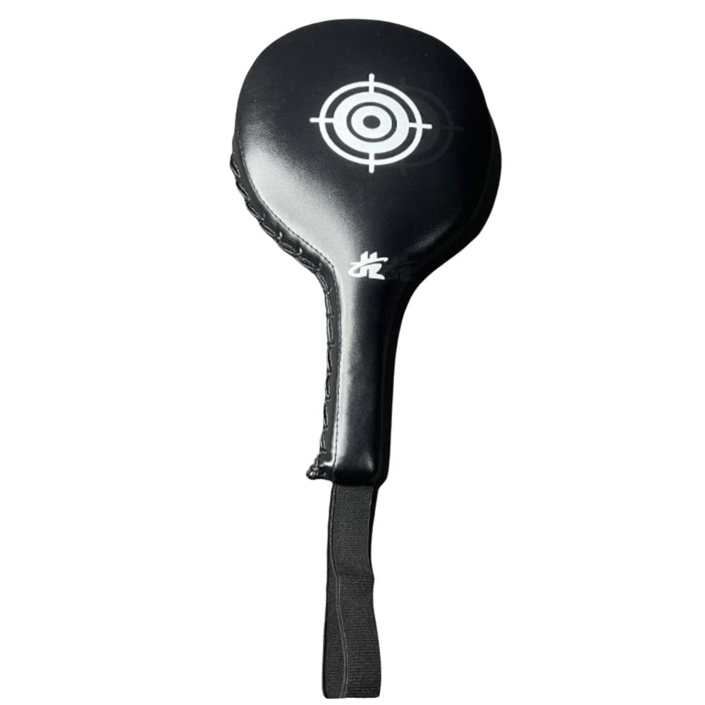 PU Striking Target Pad Black Paddle Handheld Striking Pad Black PU Boxing Target  Boxing Practice