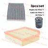 3 st filterset för OSHAN X5 Plus 2024 1.5T CHANGAN Oushang Motor AC kupéluft oljefilter Tillbehör Reservdelar
