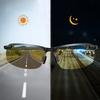 Photochrome Sonnenbrille Männer Polarisierte Fahren Chameleon Gläser Männlich Ändern Farbe Sonnenbrille Tag Nacht Vision Fahrer Brillen