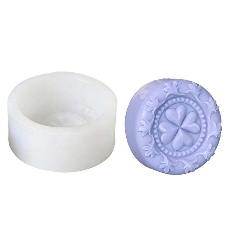 Retro Designs Silicone Soap Mould for Handmade Craft with Artistic Pattern Easy Releases and Dishwasher Safe