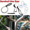 Portable Stainless Steel Wire Saw Portable PVC Pipe Cable Saw Portable Manual Chain Saw Suitable for Hiking Camping Hunting