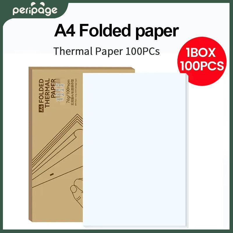 PeriPage A40 Quick-Dry High-Definition A4 Thermal Paper for Photos