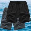 Five Point Pants Sommer Casual Shorts Herren Atmungsaktive Strandshorts Ice Silk Bequeme Fitness Basketball Sport Kurze Hosen Männliche Laufshorts