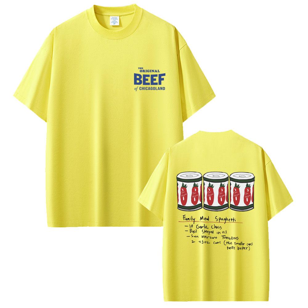 The Bear TV Show Tshirts The Original Beef of Chicagoland Funny Meme T Shirt Summer Unisex Women Casual Cotton Vintage T Shirts