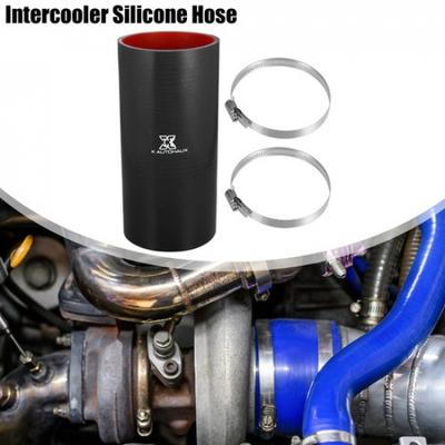 35"ID 787"Length Straight Silicone Reducer Hose Intercooler Black for Car