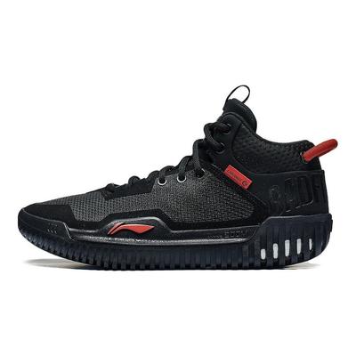 Li Ning Anti-5 Άνετα Μοντέρνα Αντιολισθητικά Ανθεκτικά Μεσόψηλα Παπούτσια Μπάσκετ Ανδρικό Sneaker Μαύρο ABFT025-2