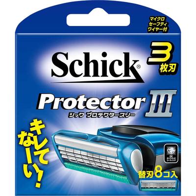 Sic japan Hrúbka Chránič Tri, 8 náhradných čepelí Pánske náhradné čepele Holiace strojčeky pre mužov Pánske náhradné čepele