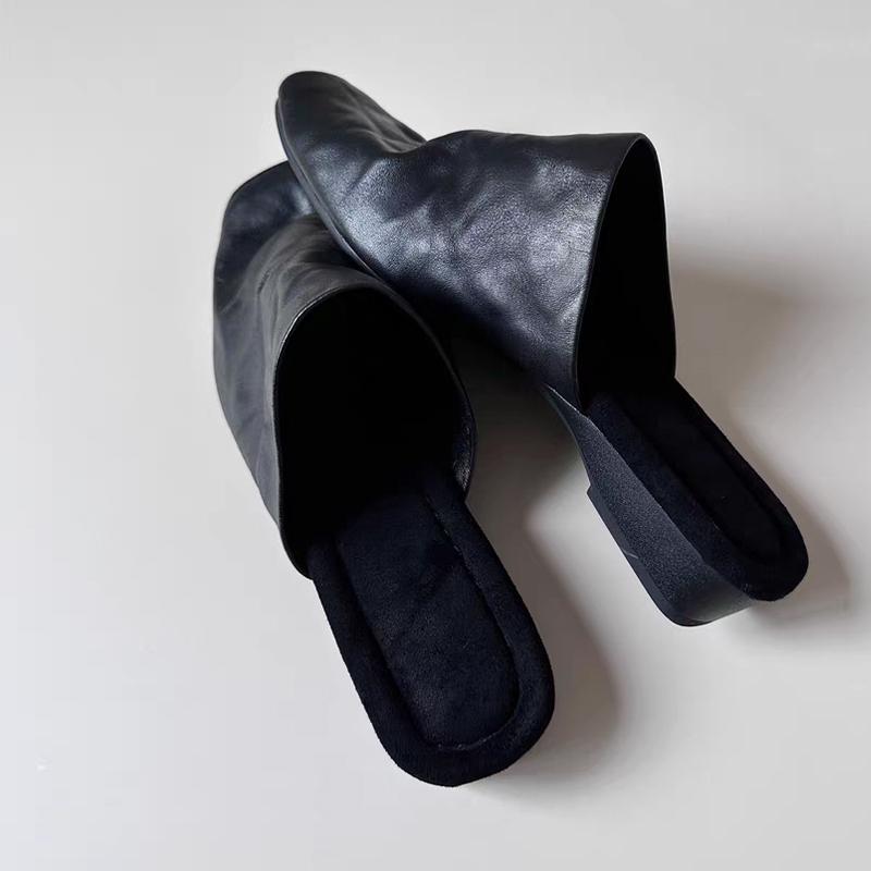 Women Slippers Flats Slingback Mules Shoes Casual New Summer Woman's Samals 2025 Designer Slides Cozy Zapatos De Mujer