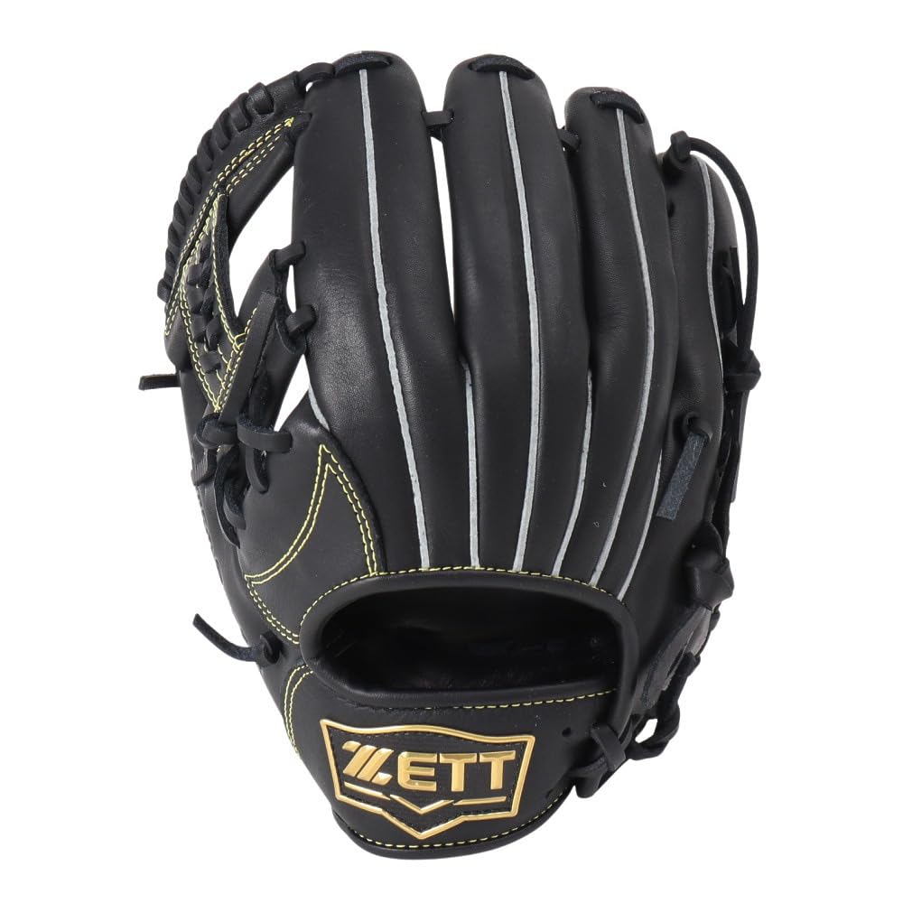 

ZETT Youth Soft Steer Baseball Black BJGB74530 Glove, All-Around, (1900), Left-Handed Throw,
