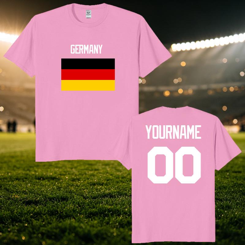 Gerunisexy National Football Custom Name Number T Shirt Unisex Personalized Diy 2026 Football Tour Match Day Fan Streetwear Tee