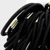 Daiso Black Hair Ties  Pack Of 40