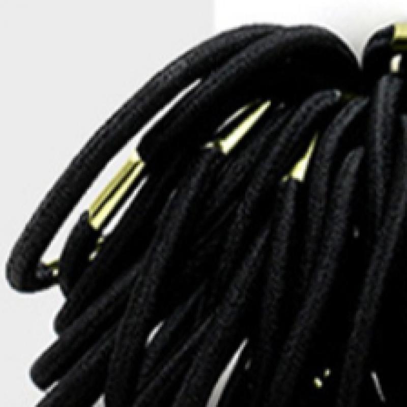Daiso Black Hair Ties  Pack Of 40