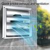 5 Inch Dryer Vent Cover 304 Stainless Steel Square Louvered Vent Cover with Screen for Bathroom Office Home