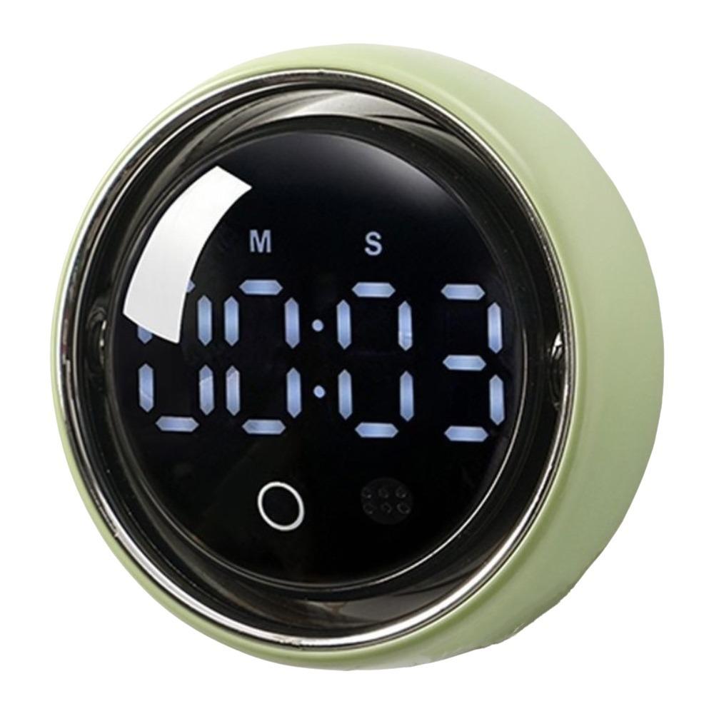 Round Magnetic Kitchen Timer Voice Controlled Intelligent Voice Timer  Office зелёный