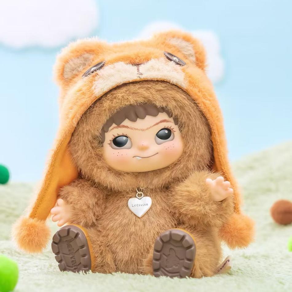 Wakuku Fuzzy Trendy Fun Party Box Cute Wakuku Action Figure Mystery Cute Doll Bag Pendant Doll Surprise Bag Gift