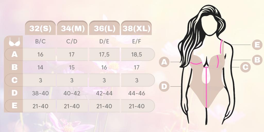 Women's Bodysuit Bra Black Shaping Thong for Backless Dress XL Body 01 - Black - 38