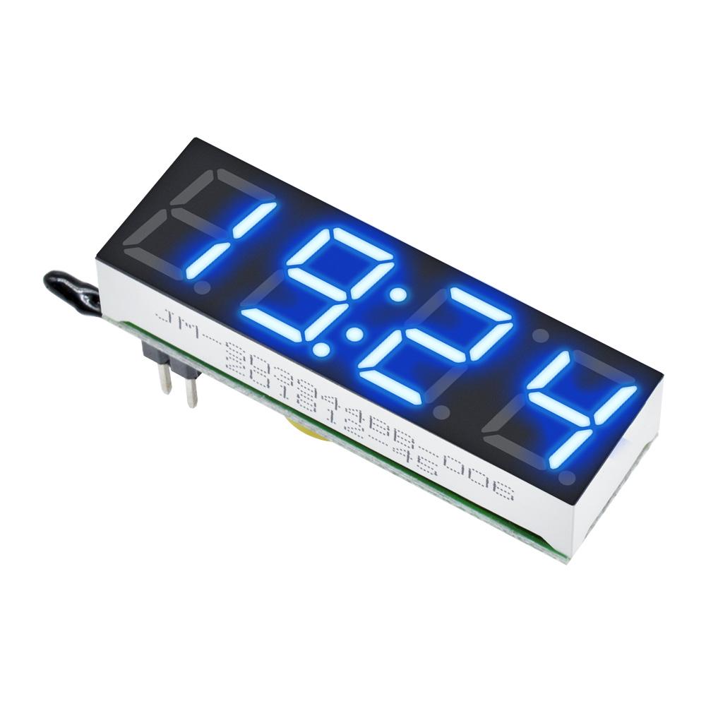3 In 1 DS3231 LED Digital Clock Temperature Voltage Module Time Thermometer Voltmeter Volt Meter Monitor DC 5V-30V