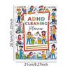 Cleaning Planner For Adhd Adults Women Kids,Household Daily Cleaning Schedule And Checklist Organizing Notebook