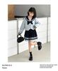 Girls' College Style JK Suit - Spring/Autumn 2025 Back-to-School Two-Piece Set (Shirt & Skirt)