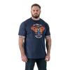 Duke Mens Hockney D555 Motorbike With Flame Wings Kingsize T-Shirt