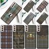 Outlander Fraser Tartan Phone Case For Samsung Galaxy S25 Ultra S24 Ultra S9 S10 S20 S21 S22 S24 Plus S23 FE Cover