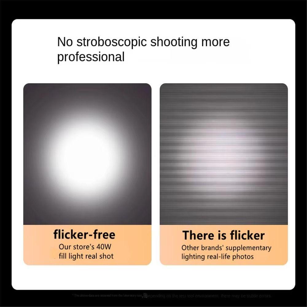 40W Power Handheld Fill Light With Fan Camera Top Light Portable Selfie Lamp  Selfie Lighting