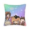 Pillow Case Pastel Banner Group Lyna Vallejos Soft  Pillow Cover For Living Room Bed Chair Cute Funny Pillowcases