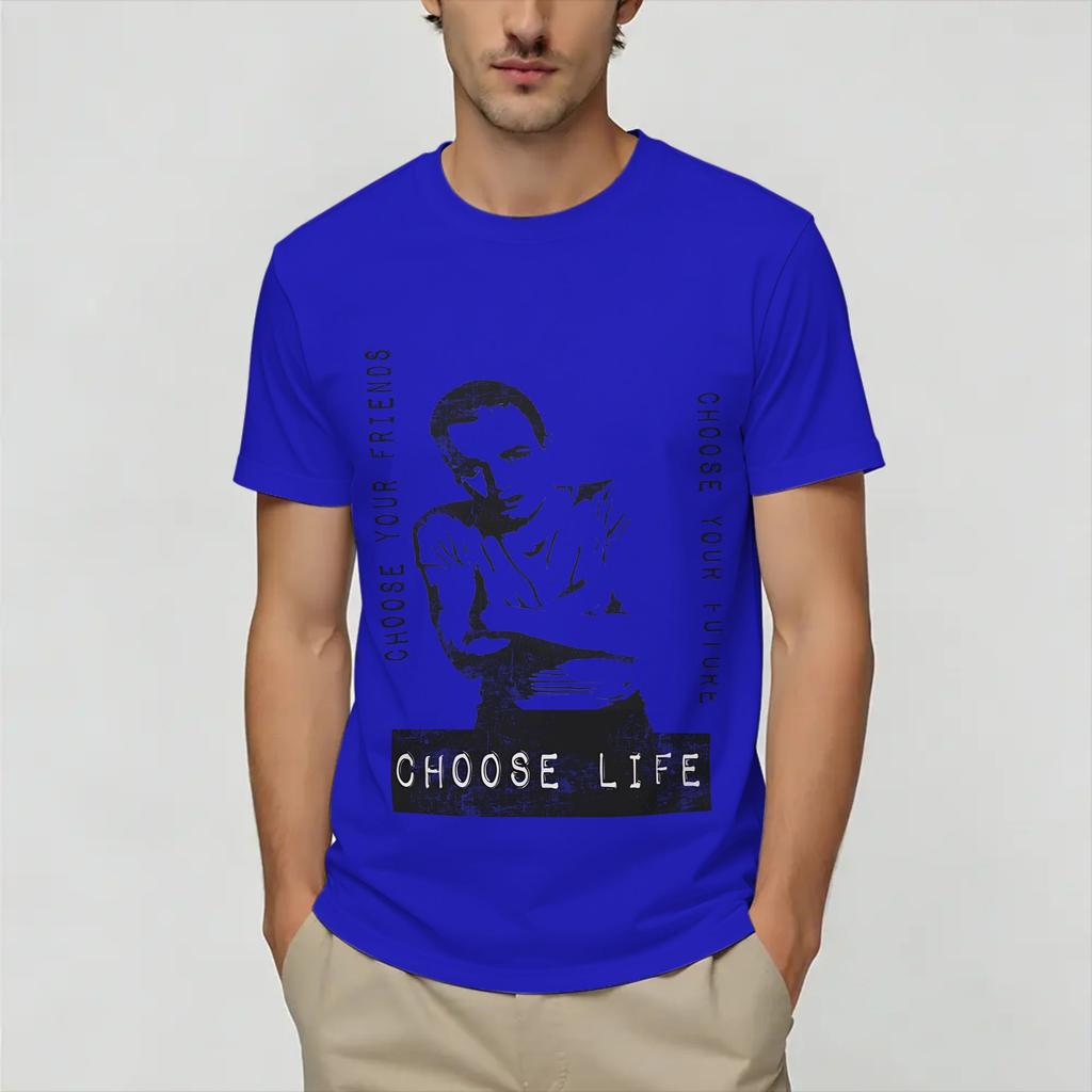 Trainspotting Film 100% Cotone Maglietta Per Unisex Spiaggia Y2K Magliette Divertenti Girocollo Nuove Magliette Oversize Larghe