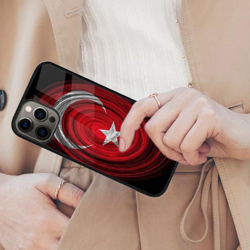 

Republic of Turkey Realistic Flag Magnetic Phone Case For APPLE iPhone 17 Air 16 14 13 12 Pro Max 15 Plus Wireless MagSafe Cover iPhone 13mini